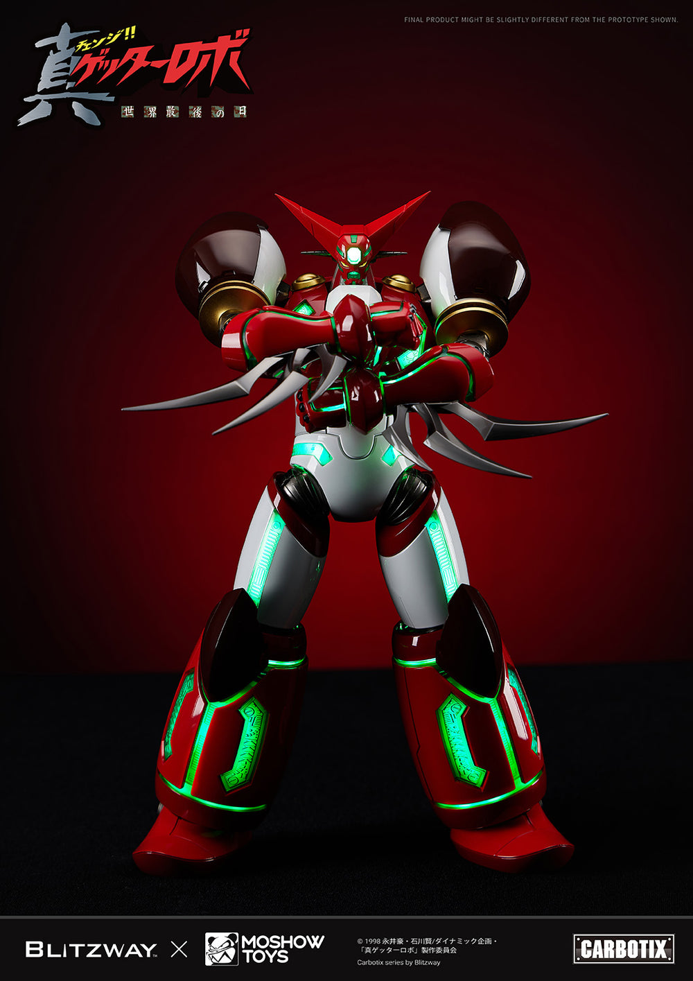 MOSHOWTOYS Carbotix Shin Getter 1 - Getter Robo Armageddon