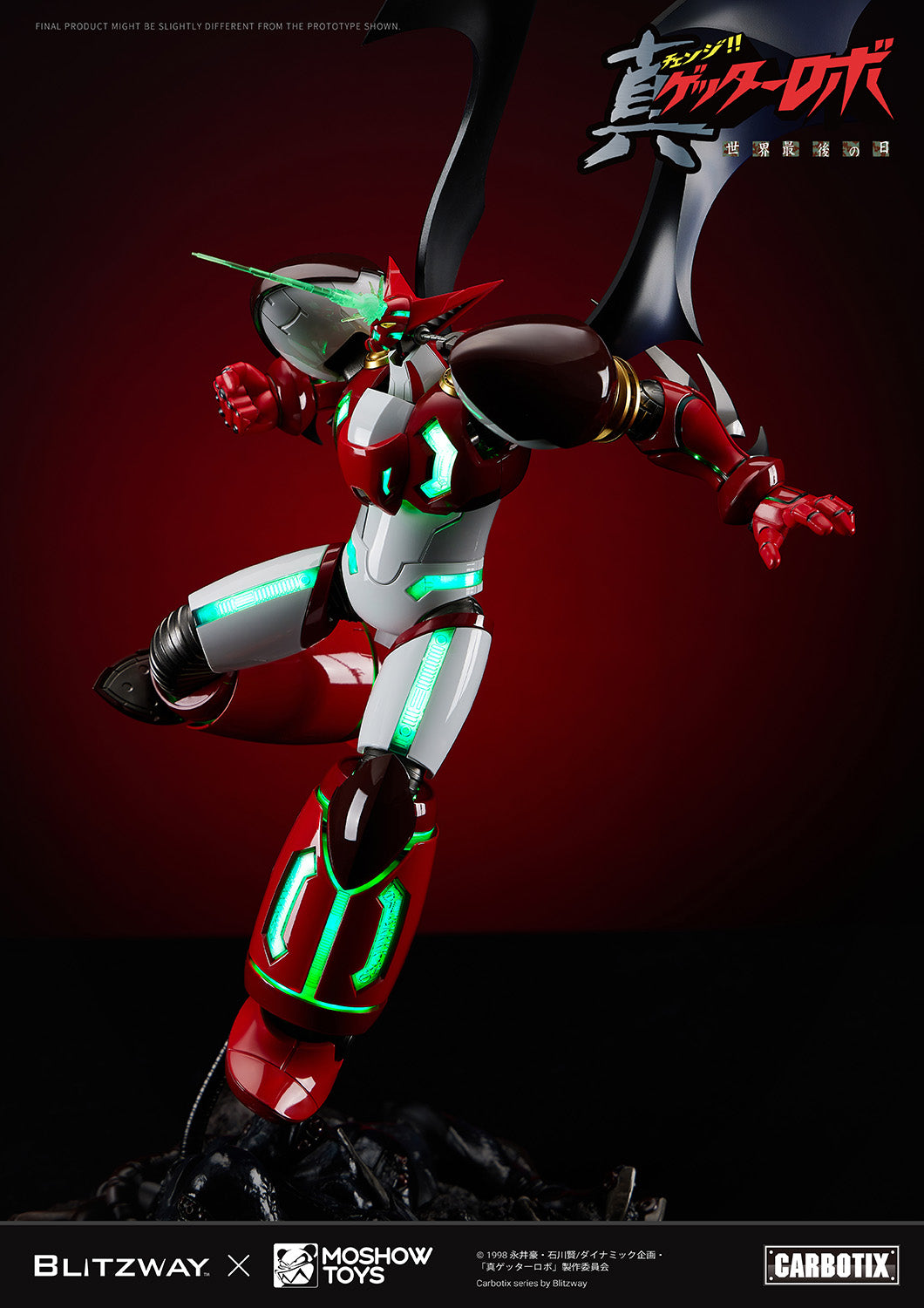 [PREORDER] MOSHOWTOYS Carbotix Shin Getter 1 - Getter Robo Armageddon