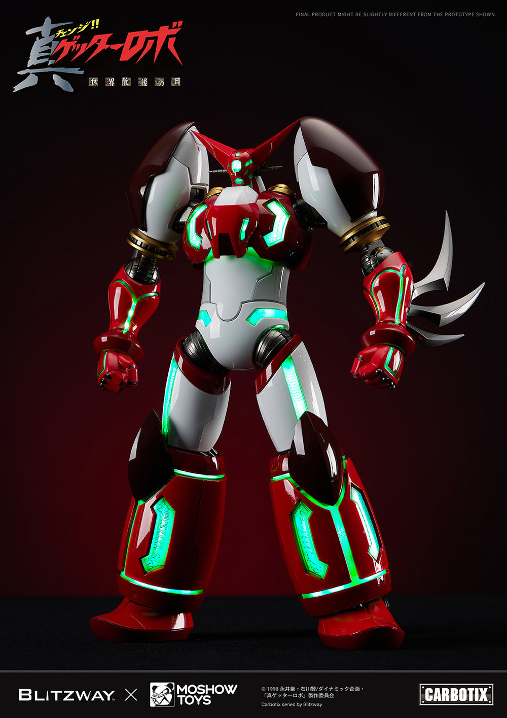 MOSHOWTOYS Carbotix Shin Getter 1 - Getter Robo Armageddon