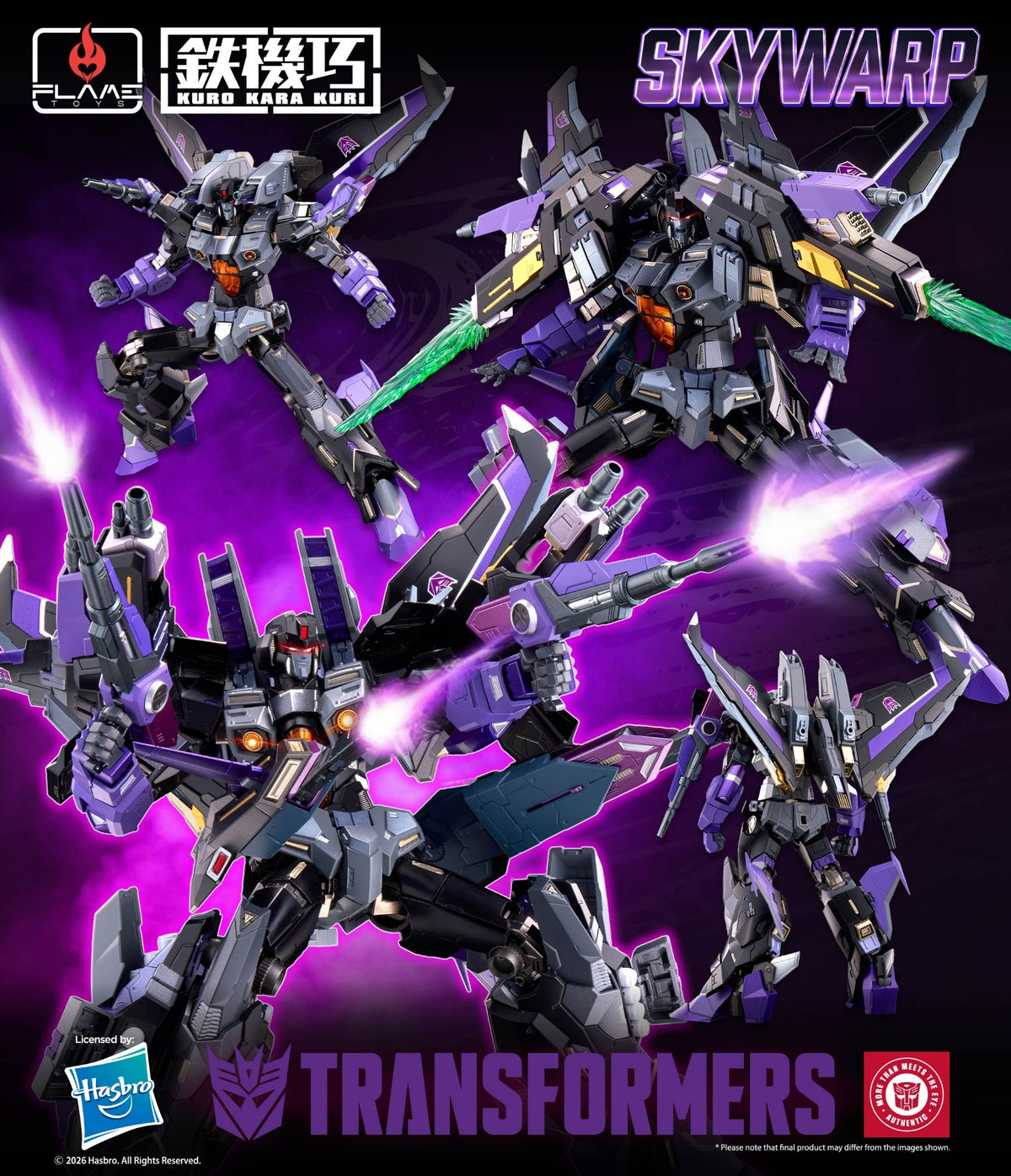 [PREORDER] Kuro Kara Kuri Skywarp - Transformers