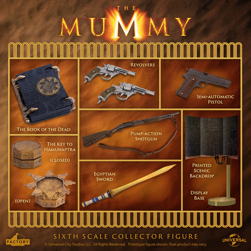 [PREORDER] Rick O'Connell Sixth Scale Figure - The Mummy