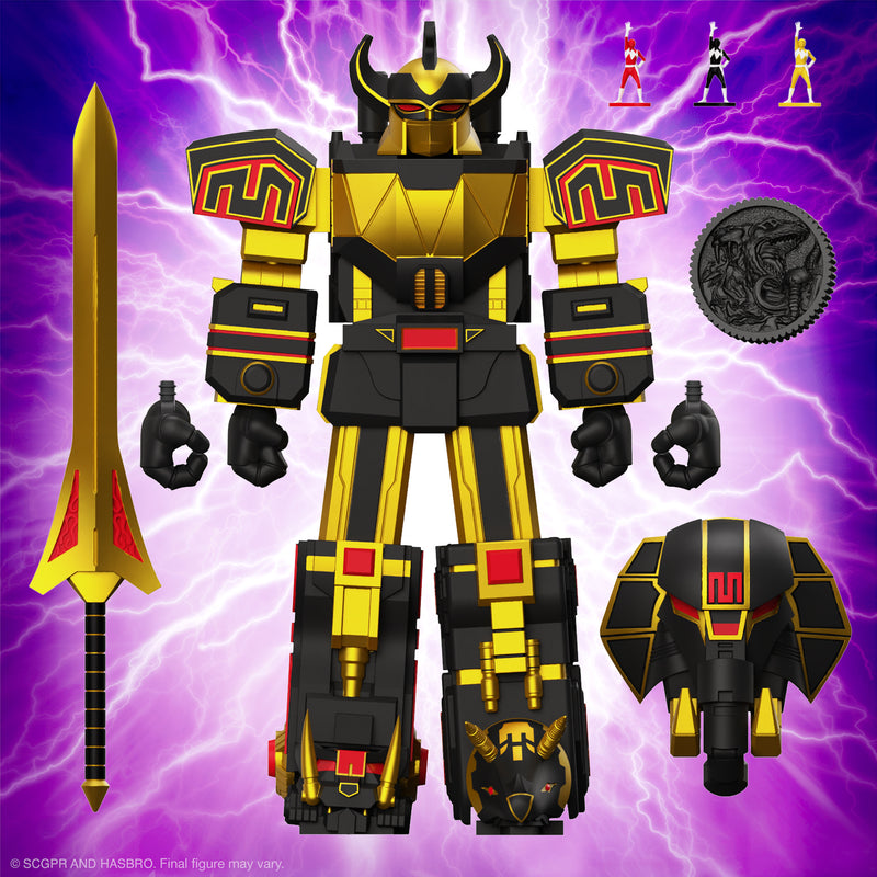 [PREORDER] Power Rangers Ultimates! Wave 5 - Megazord (Black & Gold)