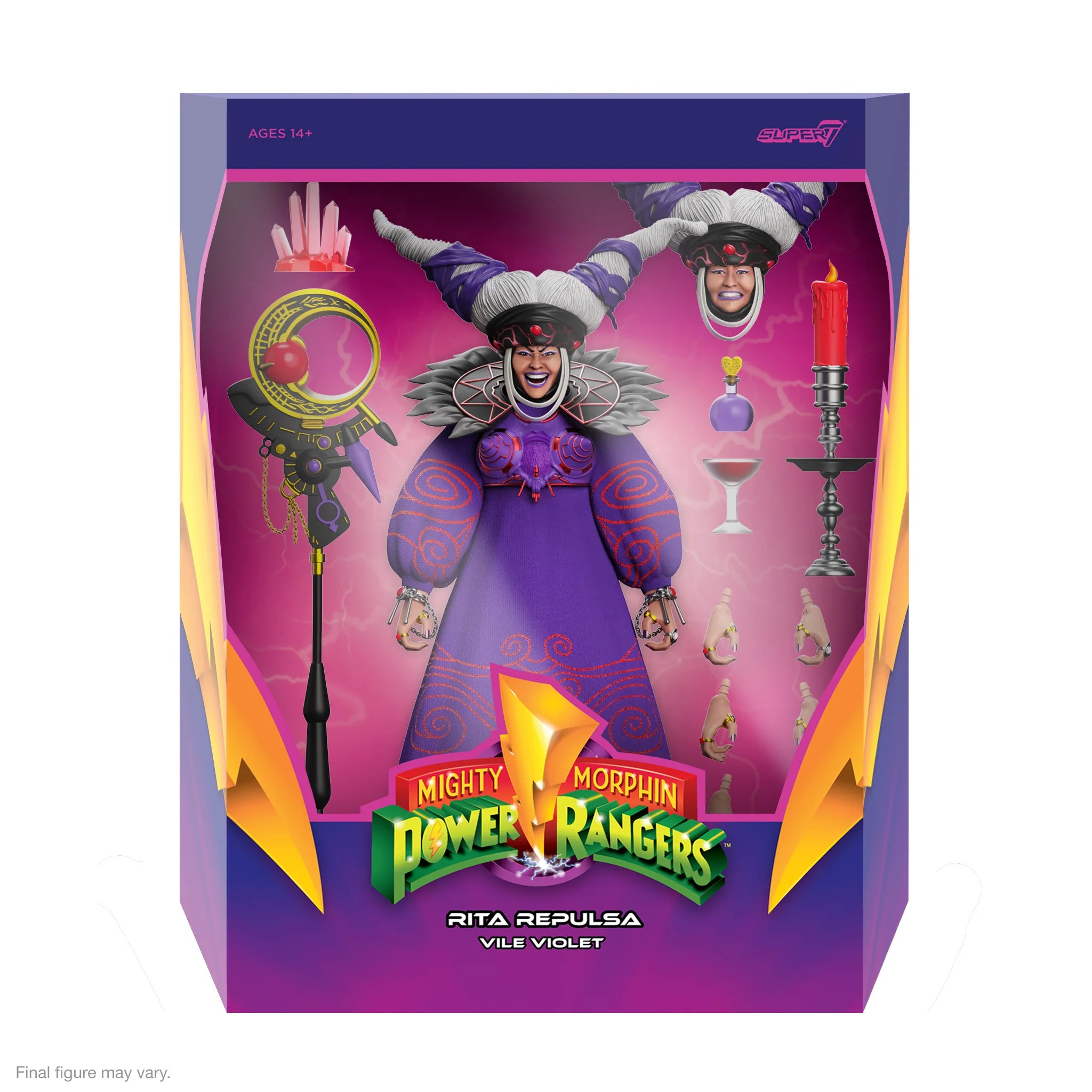 Power Rangers ULTIMATES! Rita Repulsa (Vile Violet) Boodega Edition