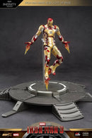 ZD Toys Iron Man Mark 42 1/10 Action Figure & Light Up Base Set