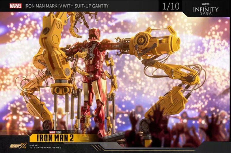 ZD Toys Iron Man Mark IV Suit Up Gantry Set