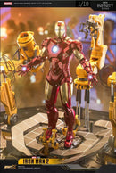ZD Toys Iron Man Mark IV Suit Up Gantry 1/10 Action Figure Set