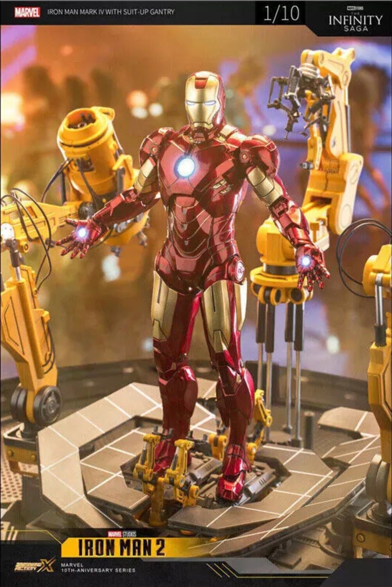 ZD Toys Iron Man Mark IV Suit Up Gantry Set