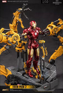 ZD Toys Iron Man Mark IV Suit Up Gantry 1/10 Action Figure Set