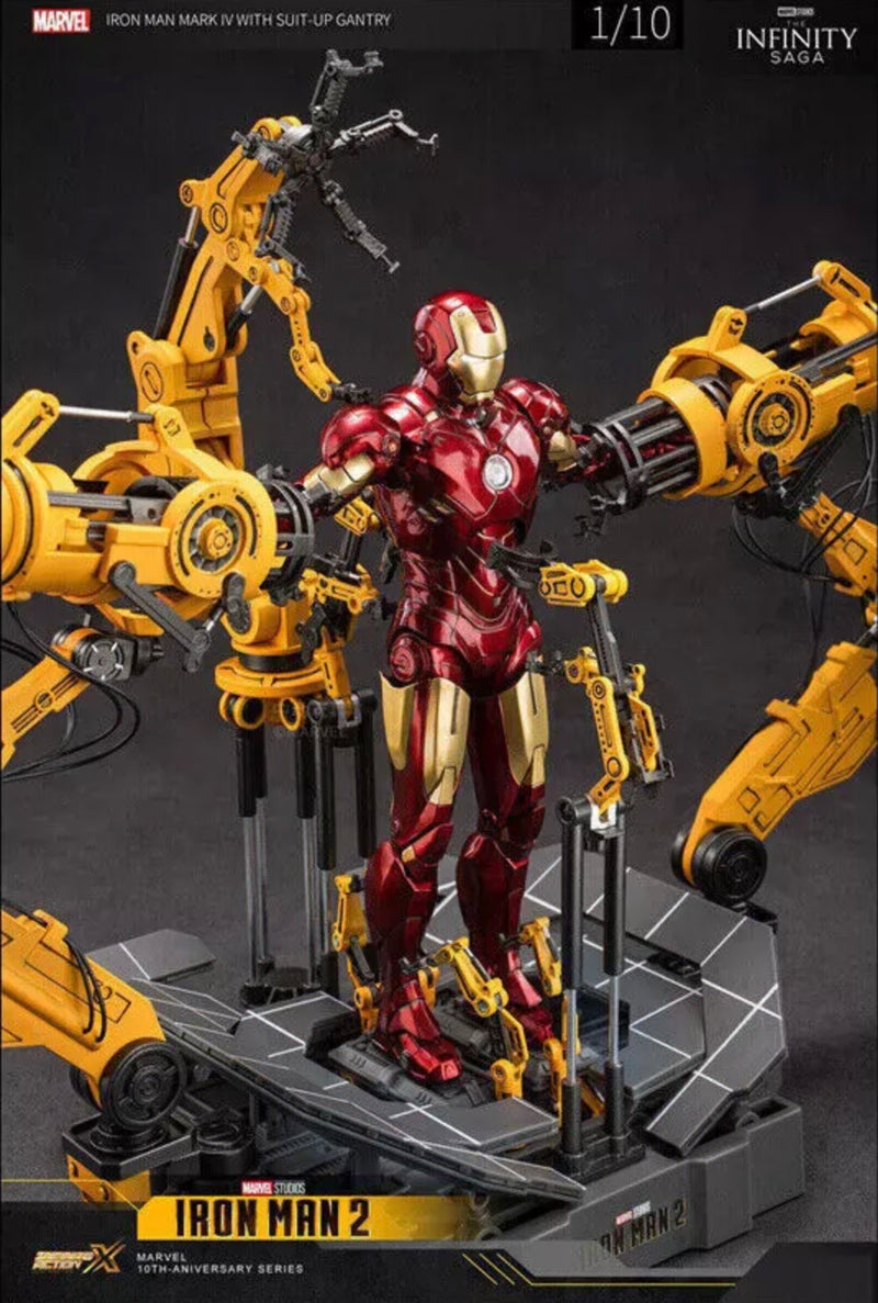 zdtoys 中動玩具MARK IV SUIT-UP GANTRY ZD Toys Iron Man Mark IV Suit Up Gantry Set