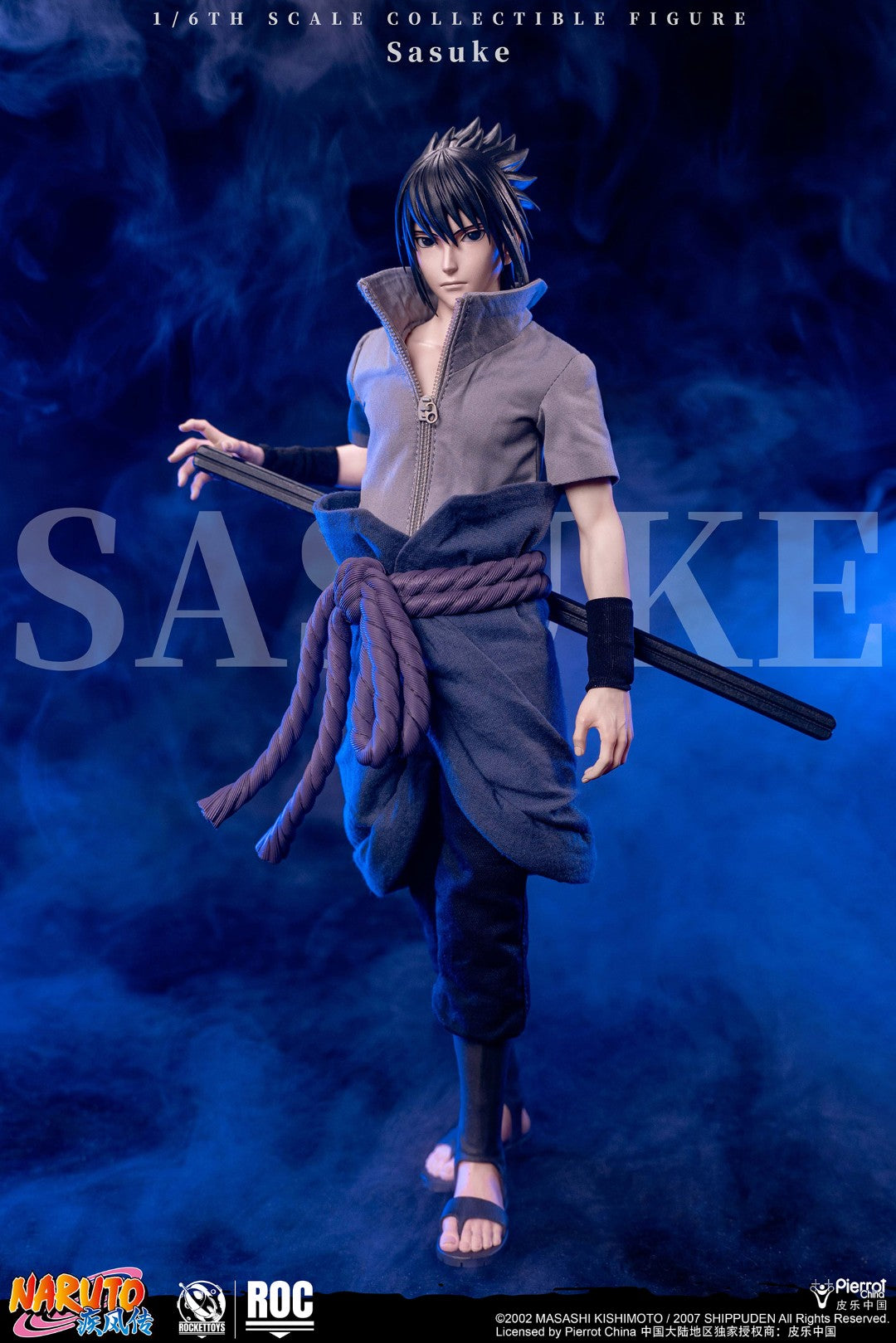[PREORDER] ROCKET TOYS Sasuke Uchiha 1/6 Scale Action Figure