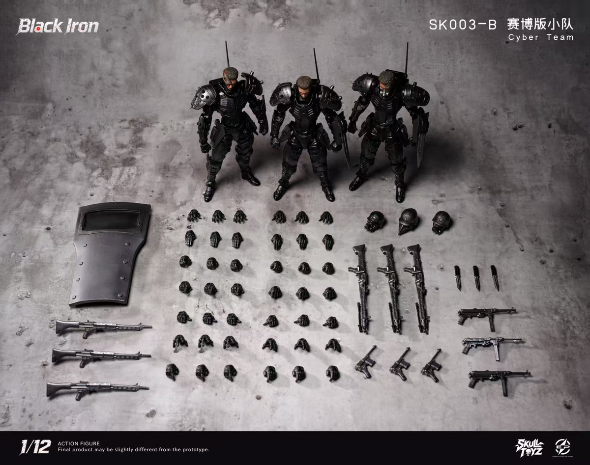 [PREORDER] Skull Toyz Black Iron (Cyber Edition) 1/12 Scale Figure