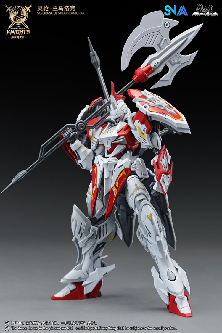 SNAA 1/144 SC-008 Soul Spear Lamorak - The Round Table Knights Model Kit