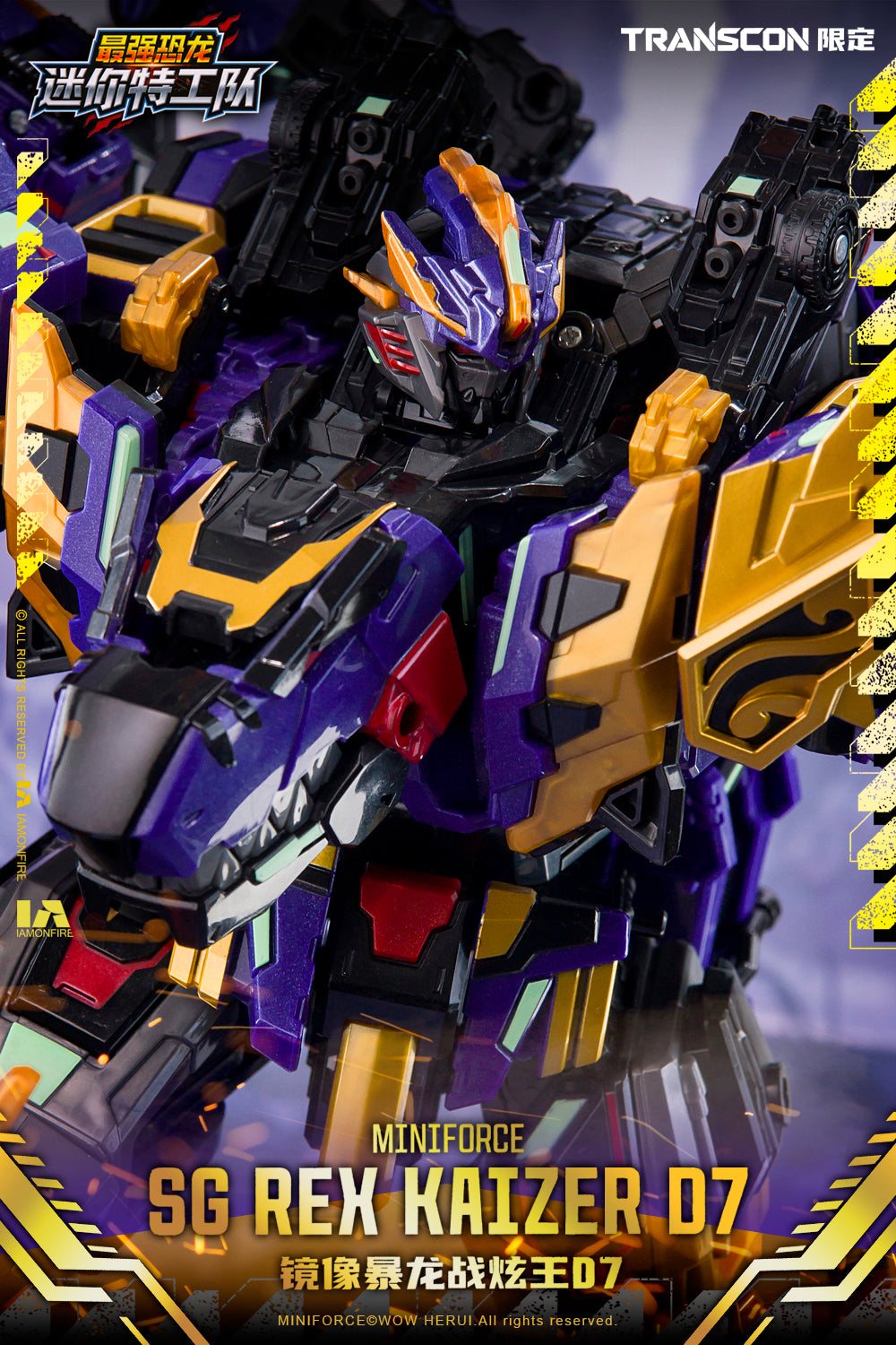 Transcon Miniforce SG Rex Kaizer D7 - Limited Edition Set