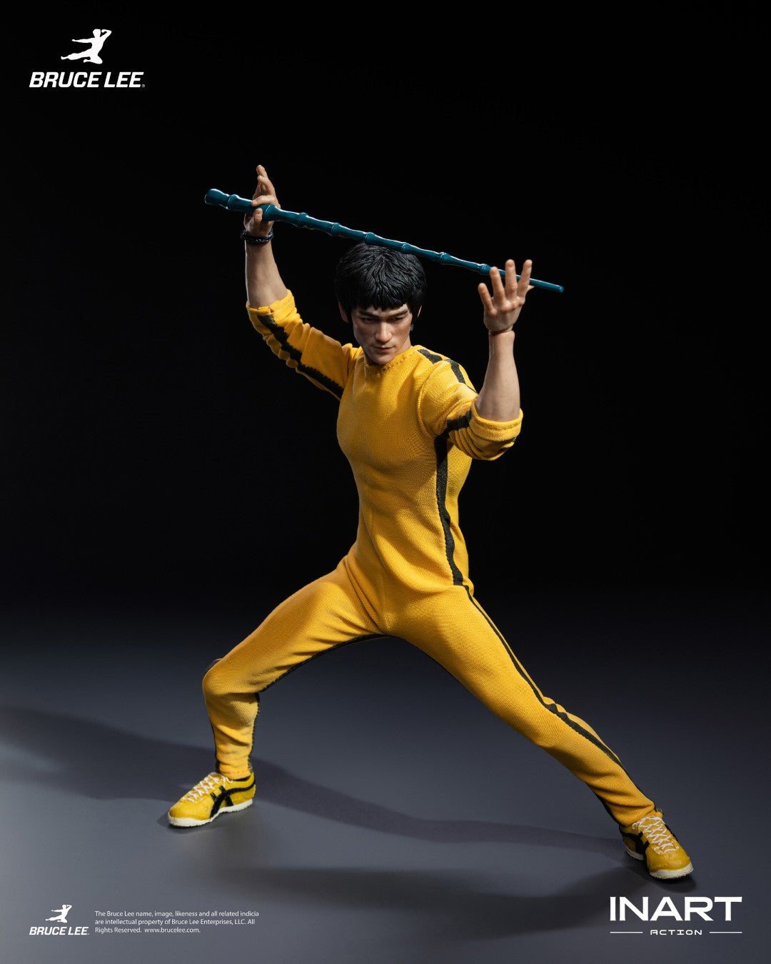 [PREORDER] INART Action Bruce Lee (Yellow Jumpsuit) 1/12 Action Figure