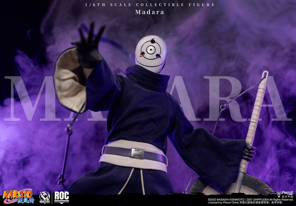 [PREORDER] ROCKET TOYS Madara Uchiha (White Mask) - Naruto 1/6 Scale Action Figure