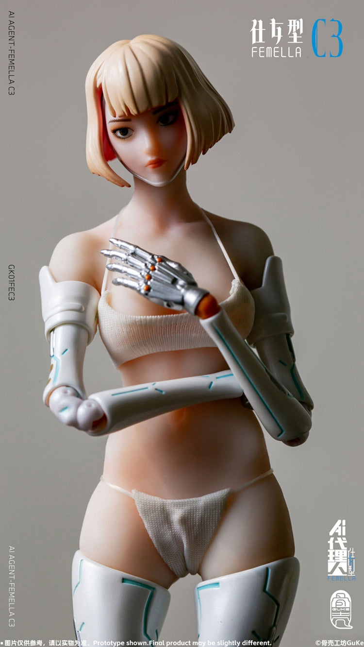 [PREORDER] GUKE Agent-Femella C3 1/2 Action Figure - Solid Color Ver