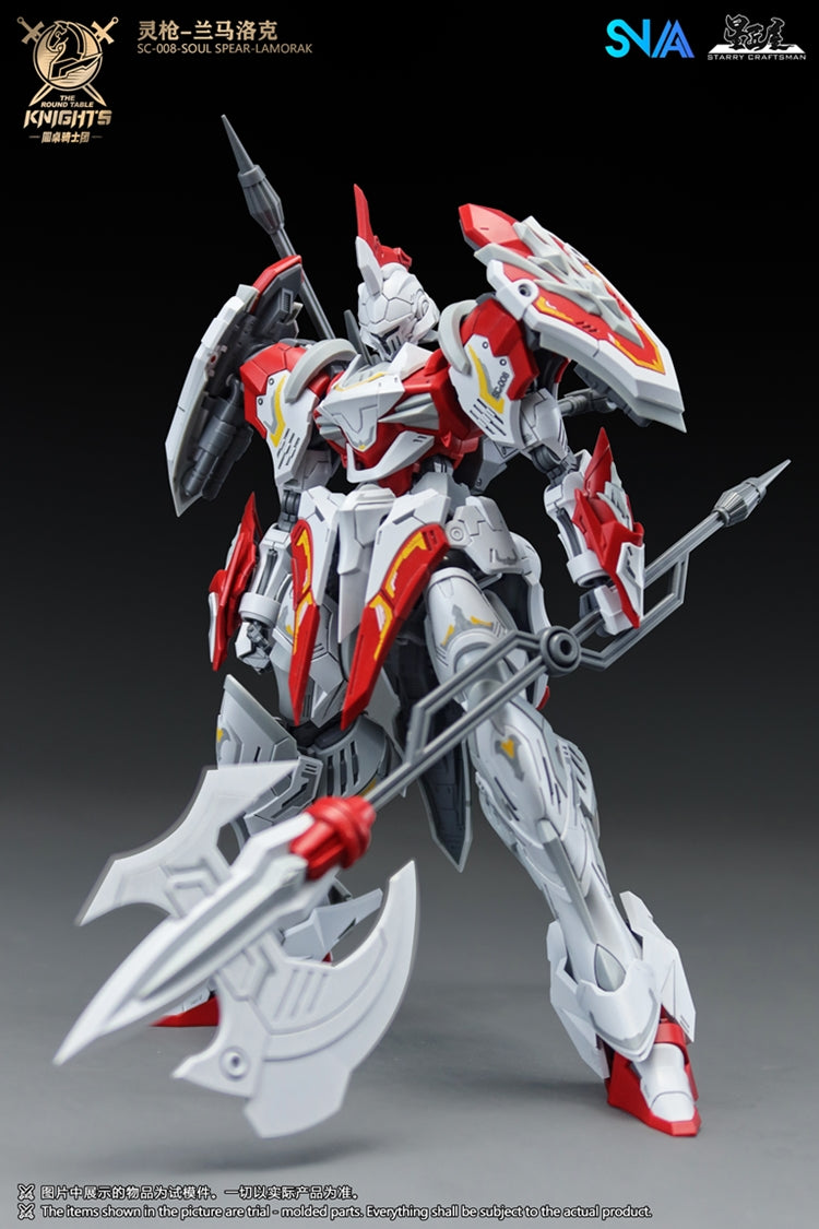 SNAA 1/144 SC-008 Soul Spear Lamorak - The Round Table Knights Model Kit