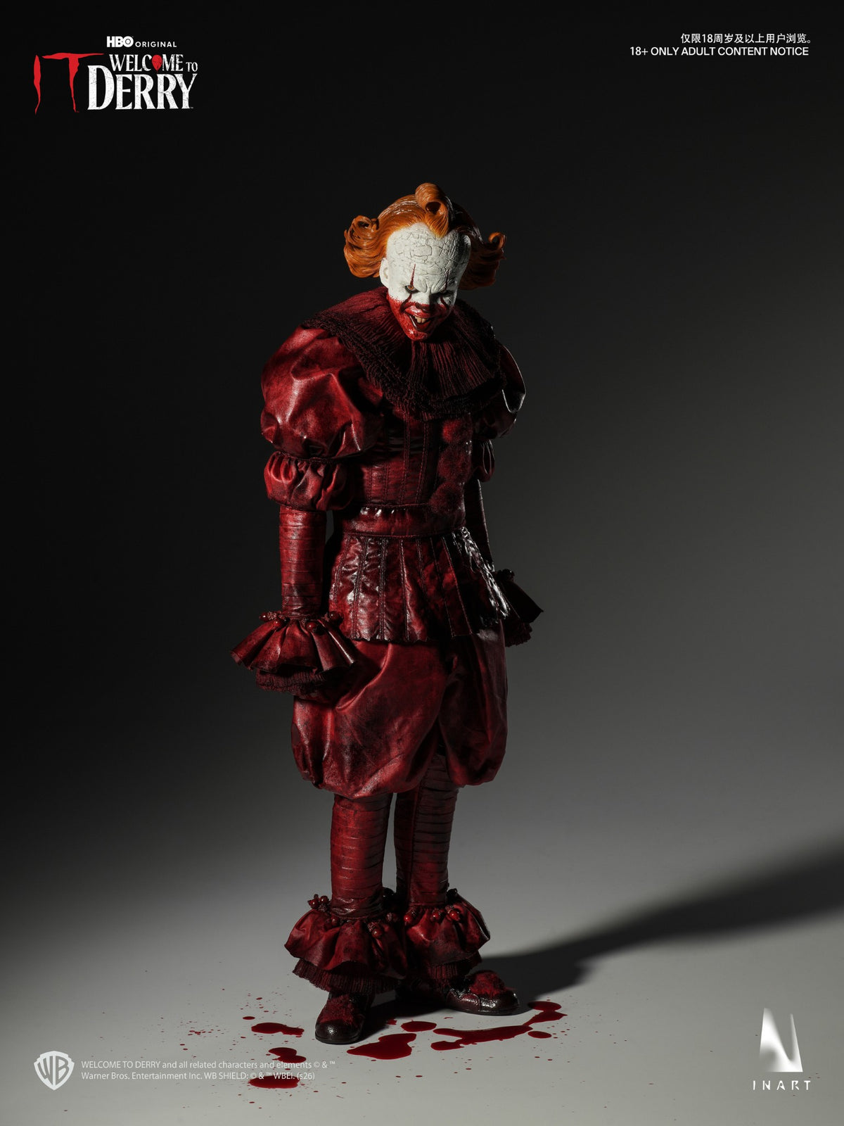 [PREORDER] INART Pennywise (Bloody Version) 1/6 Collectible Figure - IT: Welcome to Derry