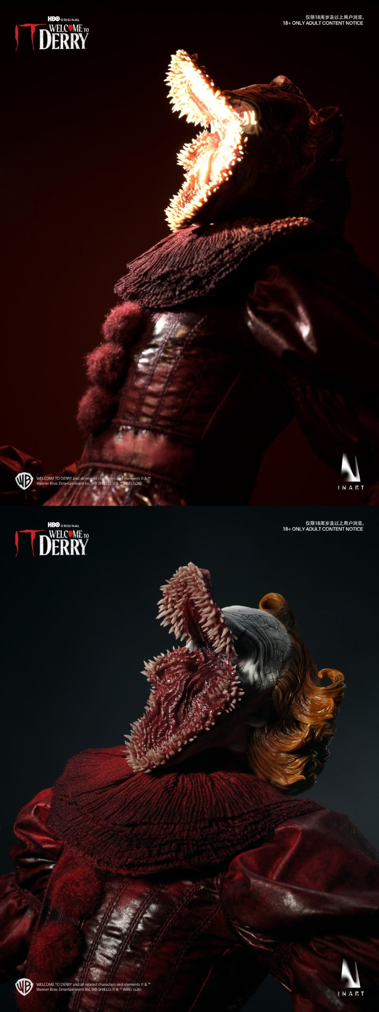 [PREORDER] INART Pennywise (Bloody Version) 1/6 Collectible Figure - IT: Welcome to Derry