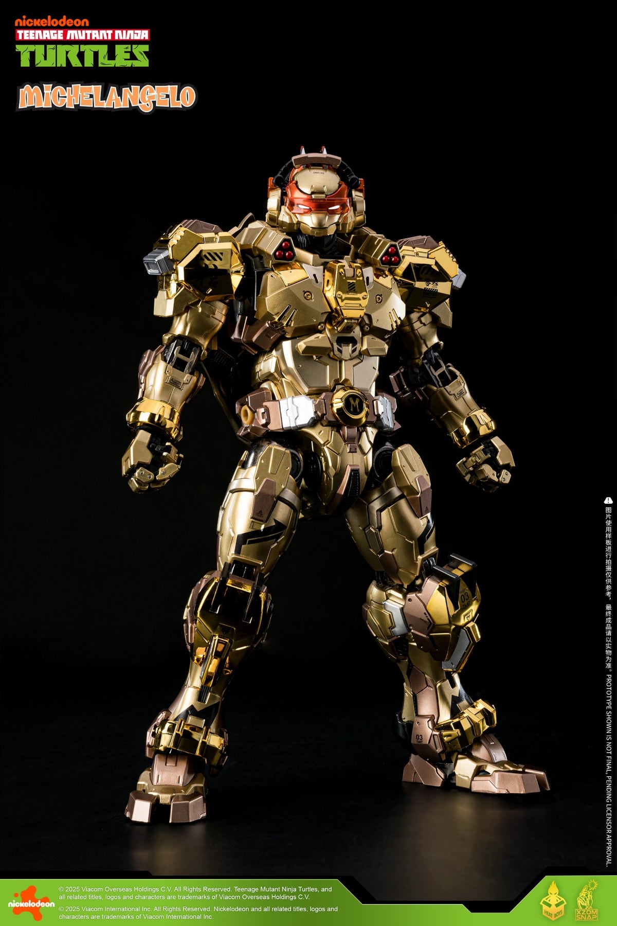 Heatboys TMNT HB0092 Michelangelo Mecha - Golden Ver