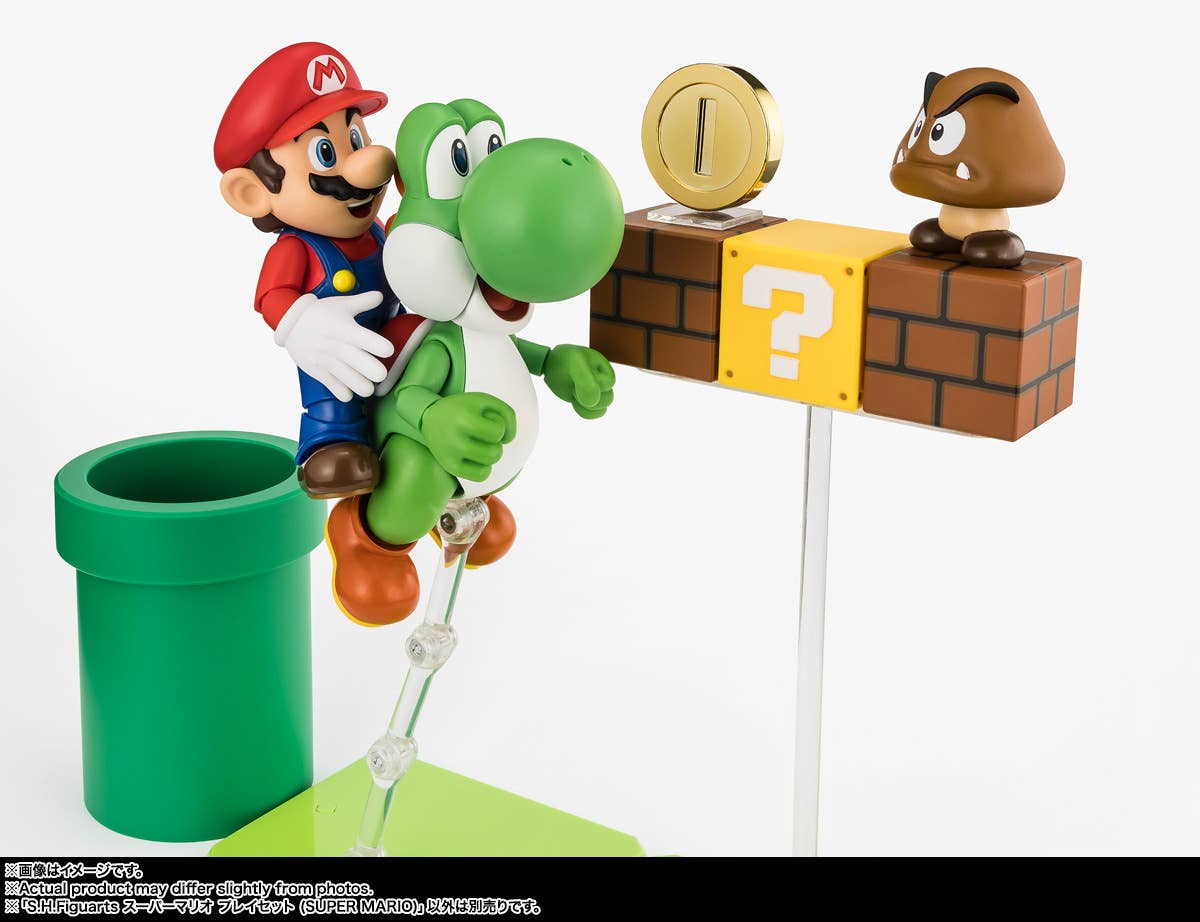 SH Figuarts Super Mario Playset