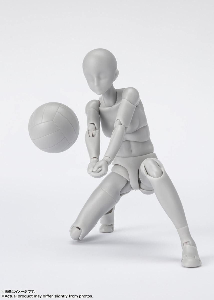 SH Figuarts Body-chan -Sports- Edition DX SET (Gray Color Ver.)