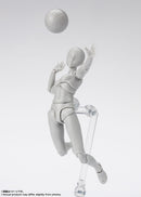 SH Figuarts Body-chan -Sports- Edition DX SET (Gray Color Ver.)