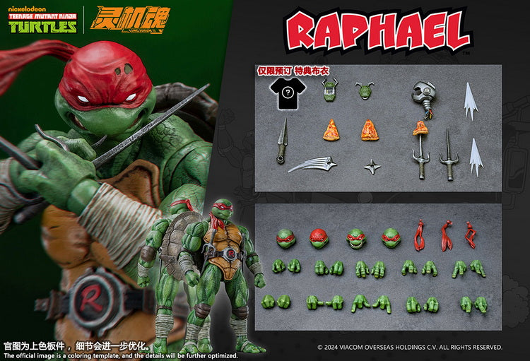 [PREORDER] LINGJIHUN Ninja Turtles Series Raphael Action Figure