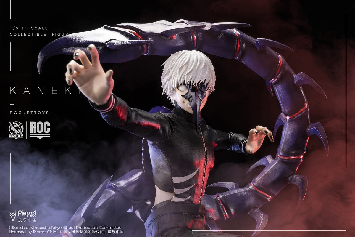 [PREORDER] ROCKET TOYS Ken Kaneki Battle Suit Ver - Tokyo Ghoul 1/6 Scale Action Figure