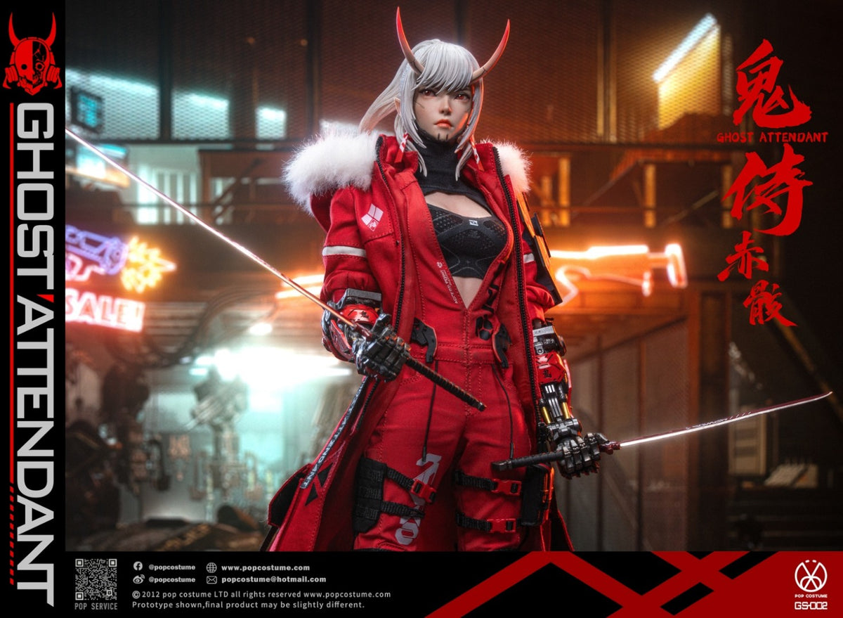 [PREORDER] POPCOSTUME GS-002 Ghost Attendant Red Remains 1/6 Action Figure
