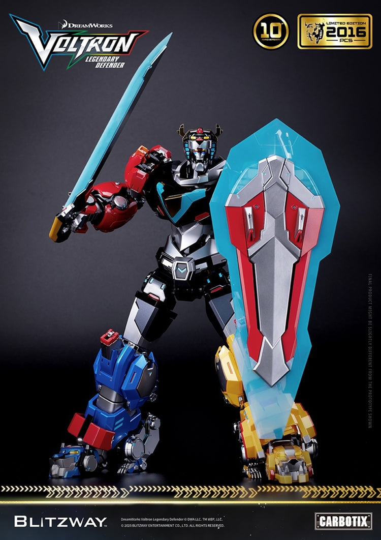 [PREORDER] Blitzway CARBOTIX Voltron Legendary Defender 10th Anniversary Limited Edition