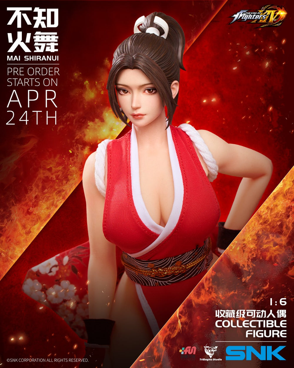 TriEagles Studio Mai Shiranui 1/6 Figure - King of Fighters XIV