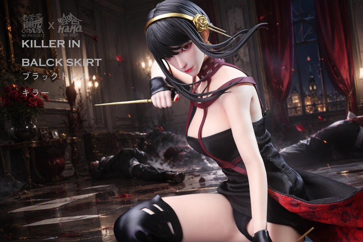 [PREORDER] OPAPA x HaHa Killer In Black Skirt 1/6 Collectible Figure