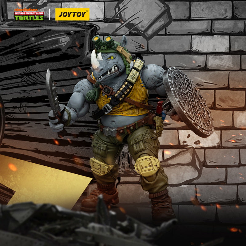 [PREORDER] JoyToy TMNT Rocksteady 1/18 Scale Figure