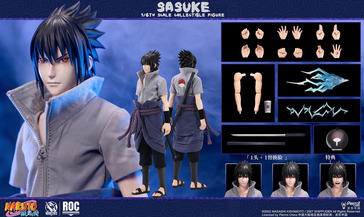 [PREORDER] ROCKET TOYS Sasuke Uchiha 1/6 Scale Action Figure