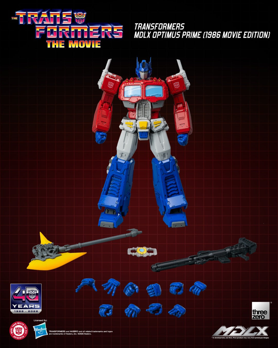 [PREORDER] MDLX Optimus Prime (1986 Movie Edition) - Transformers