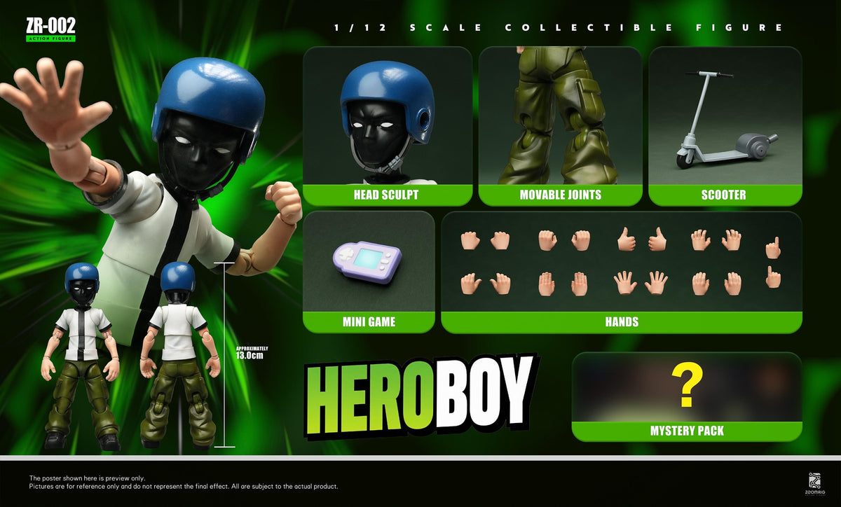 [PREORDER] Zoomrig Heroboy 1/12 Figure