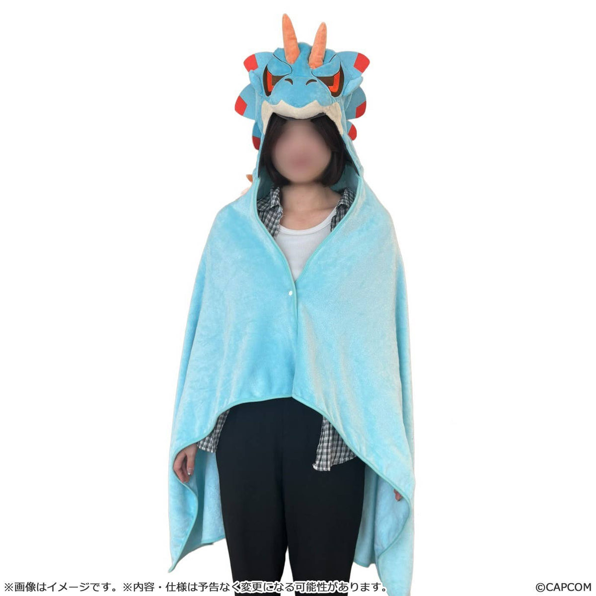[PREORDER] Lagiacrus MonDefo Fuwafuwa Poncho - Monster Hunter Wilds