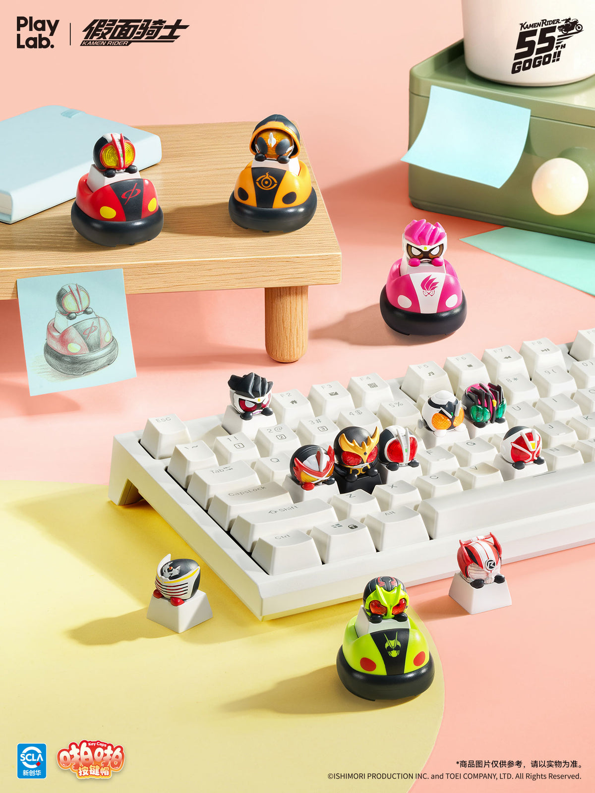 [PREORDER] Kamen Rider TapTap Key Caps Series Vol 2