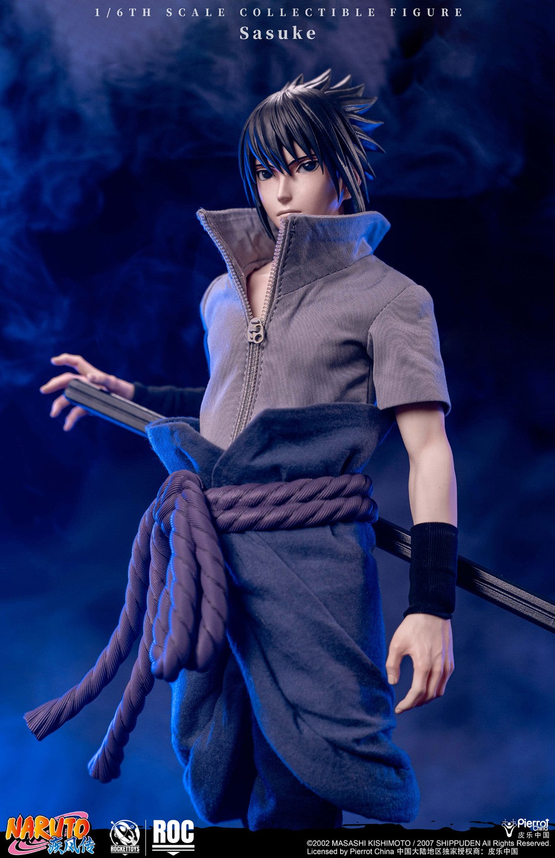 [PREORDER] ROCKET TOYS Sasuke Uchiha 1/6 Scale Action Figure