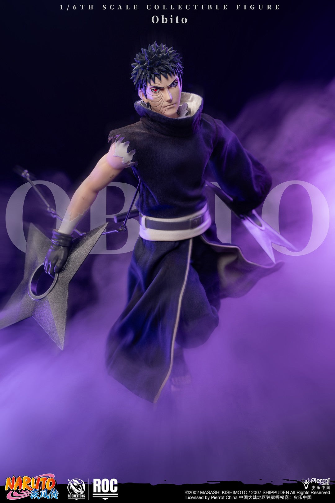 [PREORDER] ROCKET TOYS Obito Uchiha - Naruto 1/6 Scale Action Figure