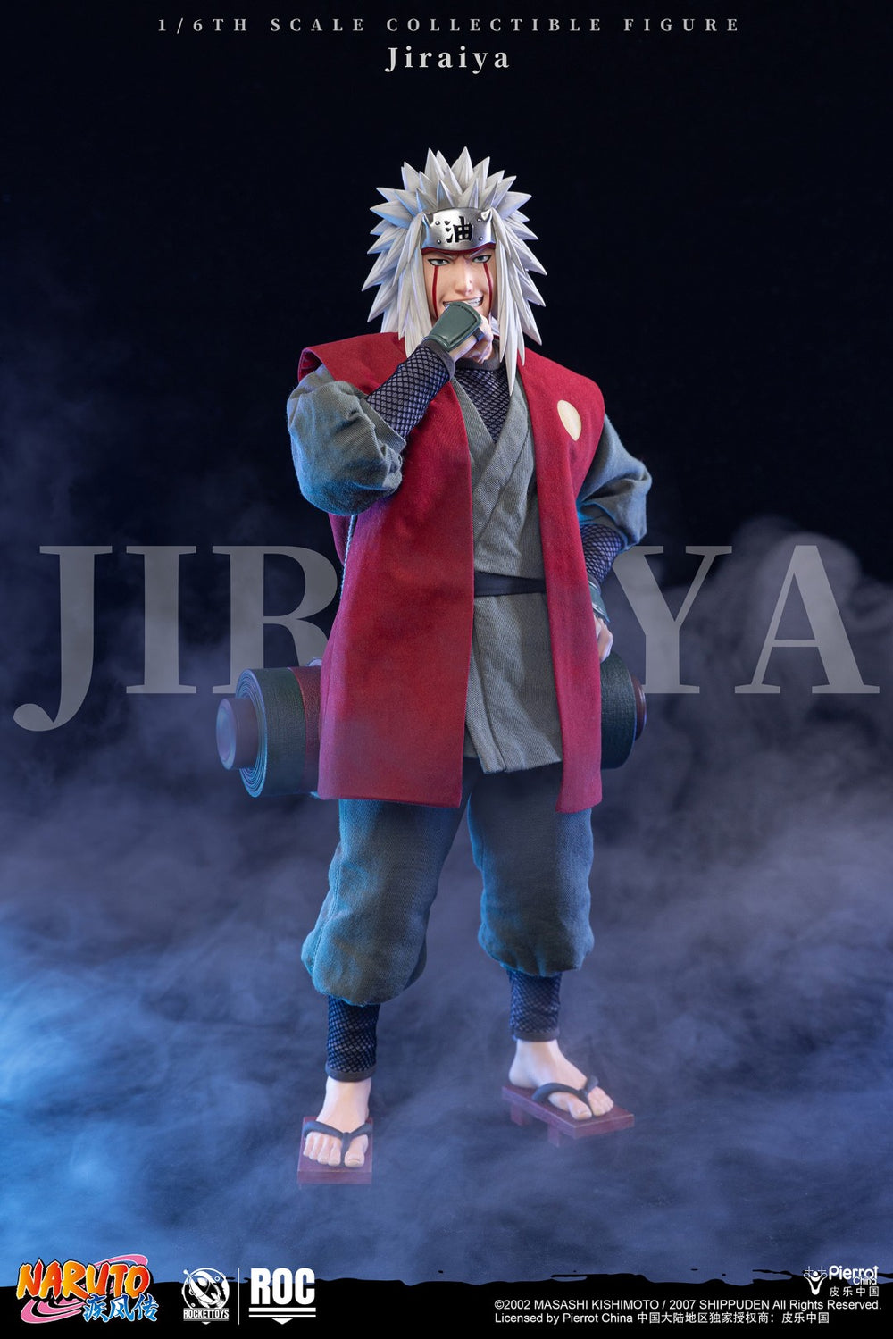 ROCKET TOYS Jiraiya - Naruto 1/6 Scale Action Figure