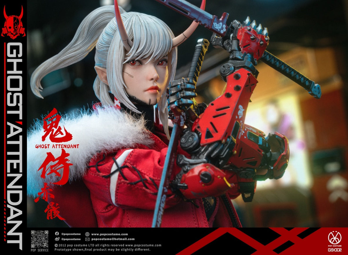 [PREORDER] POPCOSTUME GS-002 Ghost Attendant Red Remains 1/6 Action Figure