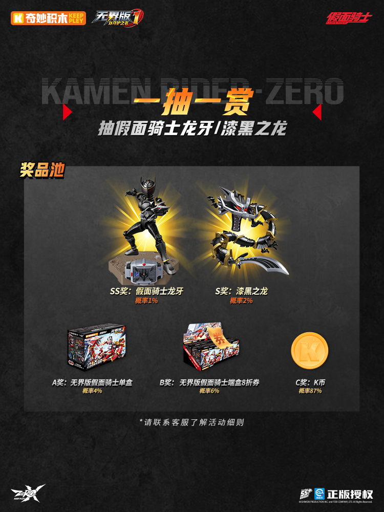 [PREORDER] KEEPPLEY Kamen Rider ZX Brick Figure