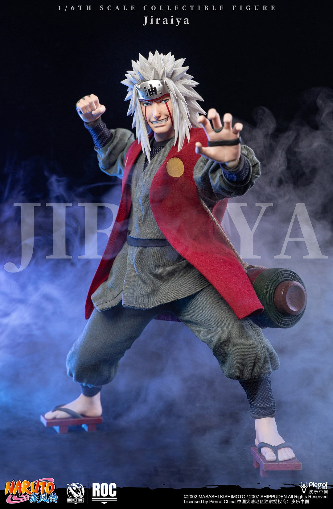 [PREORDER] ROCKET TOYS Jiraiya - Naruto 1/6 Scale Action Figure