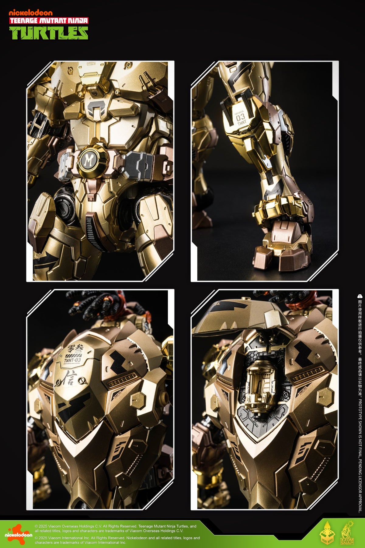 Heatboys TMNT HB0092 Michelangelo Mecha - Golden Ver