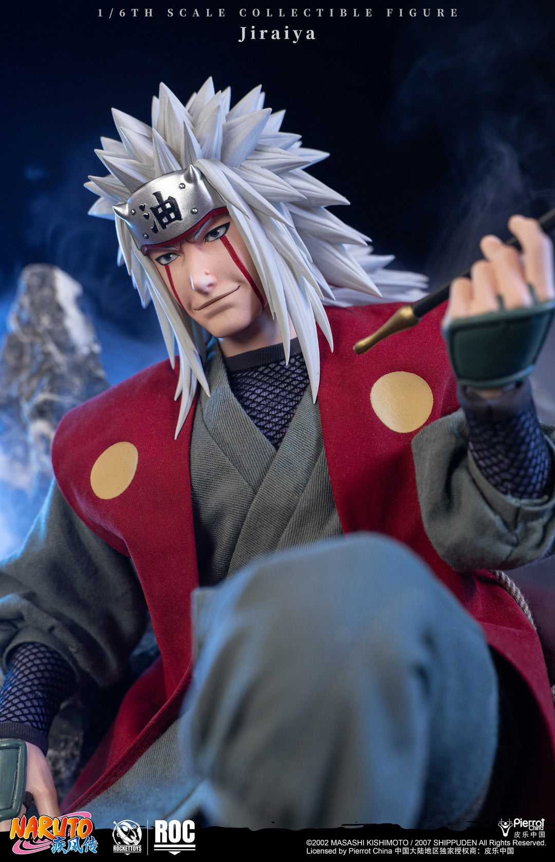 [PREORDER] ROCKET TOYS Jiraiya - Naruto 1/6 Scale Action Figure