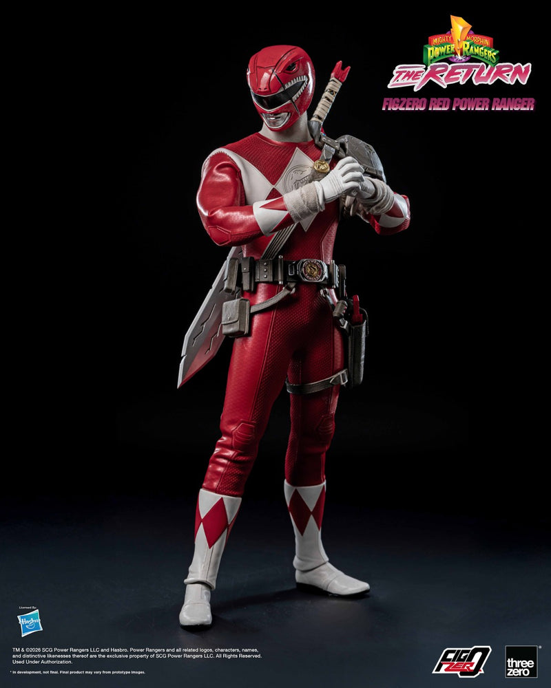 threezero パワーレンジャー　レッドレンジャー　Figzero FigZero 1/6 Red Power Ranger - The Return