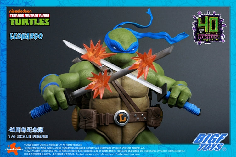 [PREORDER] BIGF Toys Leonardo 40th Anniversary 1/6 Scale Figure