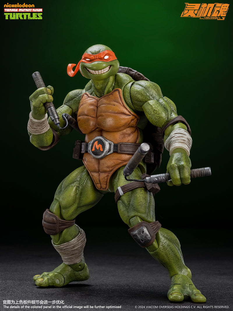 [PREORDER] LINGJIHUN Ninja Turtles Series Michaelangelo Action Figure
